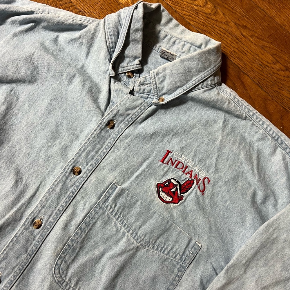 Cleveland Indians Jean Jacket